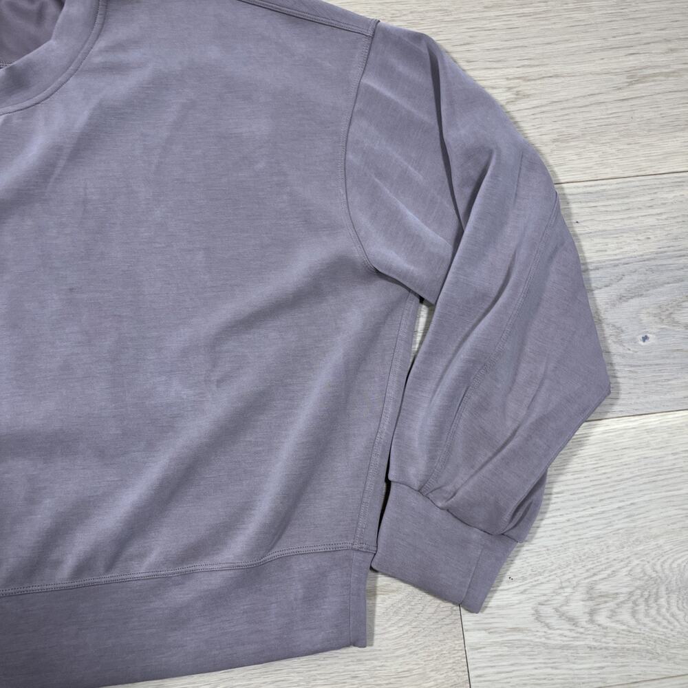 Womens Lululemon Peloton Softstreme Perfectly Oversize Crop Sweatshirt - Picture 3 of 16